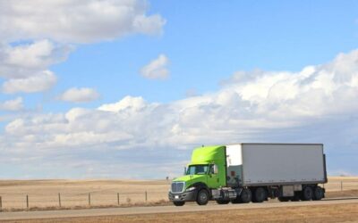 truck on road