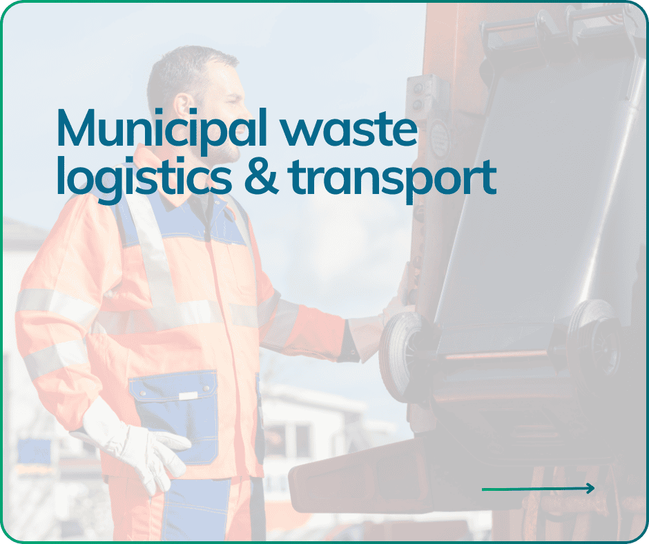 Municipal waste button