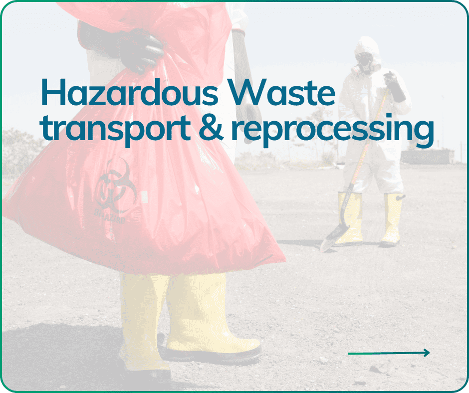 Haz waste button